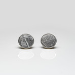 Genuine Seymchan Meteorite Cufflinks