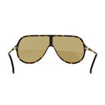 Men's GG0199S Sunglasses // Havana + Gold