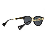 Men's GG0586S Sunglasses // Black + Gold