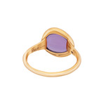 Belles Rives Rose Gold + Amethyst Ring II // Ring Size: 6.5 // New