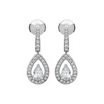 Lovelight 18k White Gold + Diamond Earrings II // New