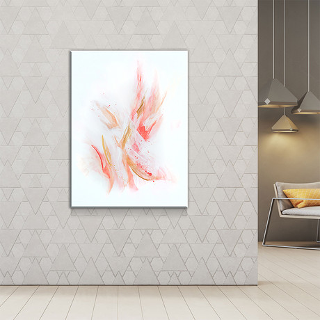 Rose Gold Ribbons (24"W x 16"H x 0.75"D)