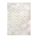 Leilani Damask // Ivory (36"L x 60"W x 0.25"H)