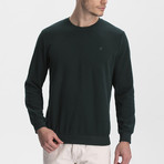 Thessaloniki Knitted Crew Neck Sweatshirt // Green (Medium)