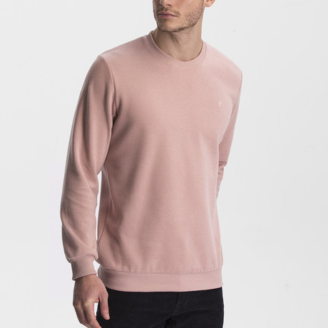 Thessaloniki Knitted Crew Neck Sweatshirt // Dark Powder (Medium)