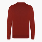 Classic Cut Wool V-Neck Sweater // Tile (Small)