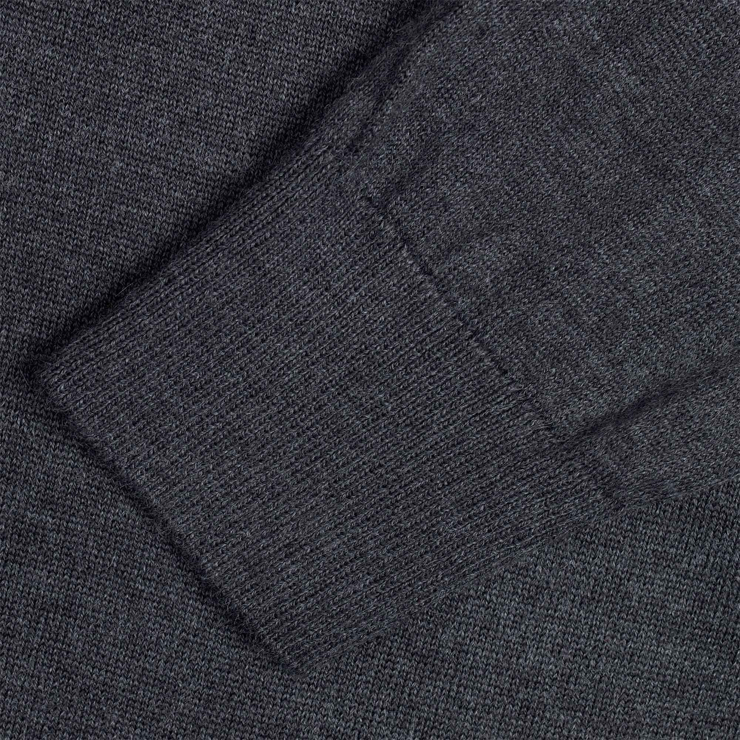 Classic Cut Wool Polo Neck Knitwear // Anthracite (Small) - Kad Fashion ...