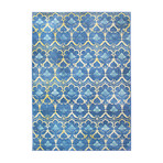 Leilani Damask // Blue (36"L x 60"W x 0.25"H)