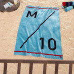 Messi M/10 Beach Towel