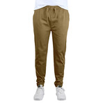 Cotton Stretch Twill Joggers // Timber (M)