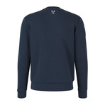 Zip Pocket Sweatshirt // Navy (S)