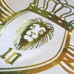 Lion Foil Crest T-Shirt // White (S)