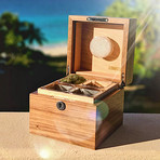 Cannaseur® Cube // Cannabis Humidor // 4 Jars