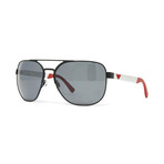 Emporio Armani // Men's EA2064 Polarized Sunglasses // Matte Black + Gray