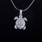 Animal Collection // Tortoise Pendant // Silver