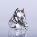 Animal Collection // Dog Ring // Silver (9)