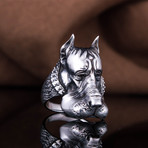 Animal Collection // Dog Ring // Silver (9)