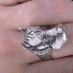 Animal Collection // Dog Ring // Silver (9)