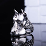 Animal Collection // Dog Ring // Silver (9)