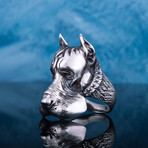 Animal Collection // Dog Ring // Silver (9)