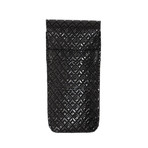 Diamond Frame // Men's Pen Case (Black + Black)