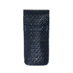 Diamond Frame // Men's Pen Case (Black + Black)