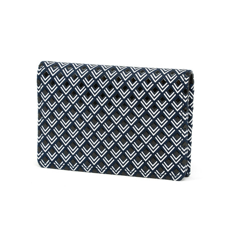 White Frame // Business Card Case (Navy + White)