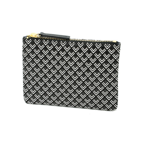 White Frame // Key Case (Navy + White)