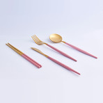 BYO Cutlery Full Set // Pink Lady