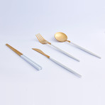 BYO Cutlery Full Set // Pearl Gold