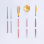 BYO Cutlery Full Set // Pink Lady