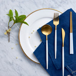 BYO Cutlery Full Set // Pearl Gold