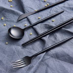 BYO Cutlery Full Set // Noir