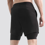 Hi-Flex™ Training Shorts 7" Lined // Black (XS)