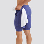 Hi-Flex™ Training Shorts 5" Lined // Admiral Blue (Extra Small)