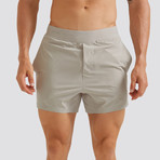 Hi-Flex™ Training Shorts 5" Unlined // Pale Khaki (Extra Small)