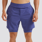 Hi-Flex™ Training Shorts 7" Lined // Admiral Blue (Extra Small)