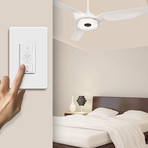 Carro Pioneer Smart Switch // 2-in-1 Fan Speed Control & Light Switch // 1-Gang