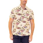 Wiki Hawaiian Shirt // Beige (L)
