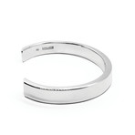 Classic Wide Bangle // 8mm // Sterling Silver (Small)