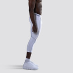 Ace Performance 3/4 Tights // White (Small)