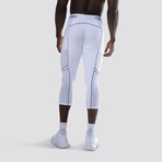 Ace Performance 3/4 Tights // White (Small)