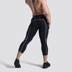 Ace Performance 3/4 Tights // Black (Small)