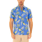 Kauai Hawaiian Shirt // Blue (M)