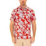 Kona Hawaiian Shirt // Red (L)