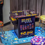 Pac-Man's Pixel Bash Cocktail Table // Black Finish