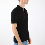 Paris Short Sleeve Polo // Black (M)