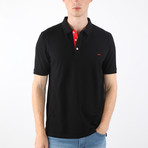 Paris Short Sleeve Polo // Black (M)