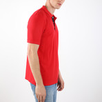 London Short Sleeve Polo // Red (L)