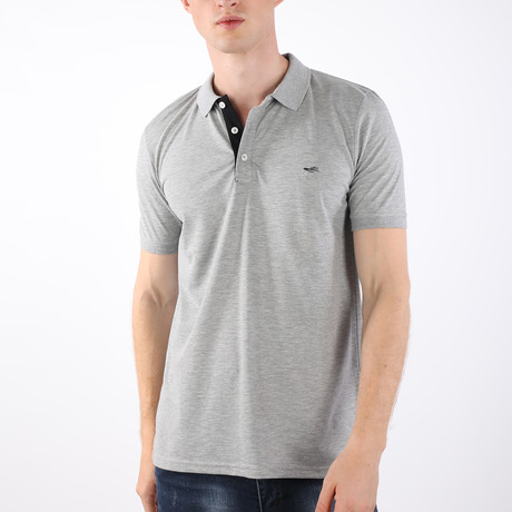 Prague Short Sleeve Polo // Gray (S)